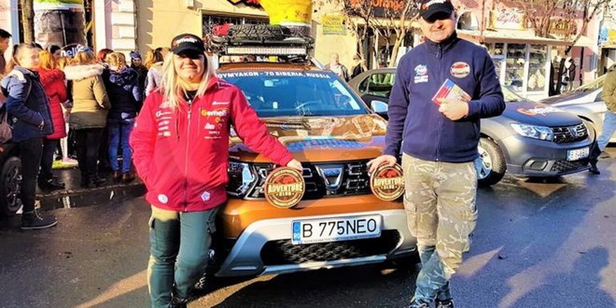 Soţii Attila şi Kinga Bertici au ajuns, joi, la polul frigului din Siberia, localitatea Oymyakon