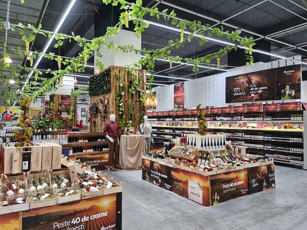 Târgul de Vinuri Auchan ediția 2021 este dedicată vinurilor românești – peste 285 de sortimente la raft