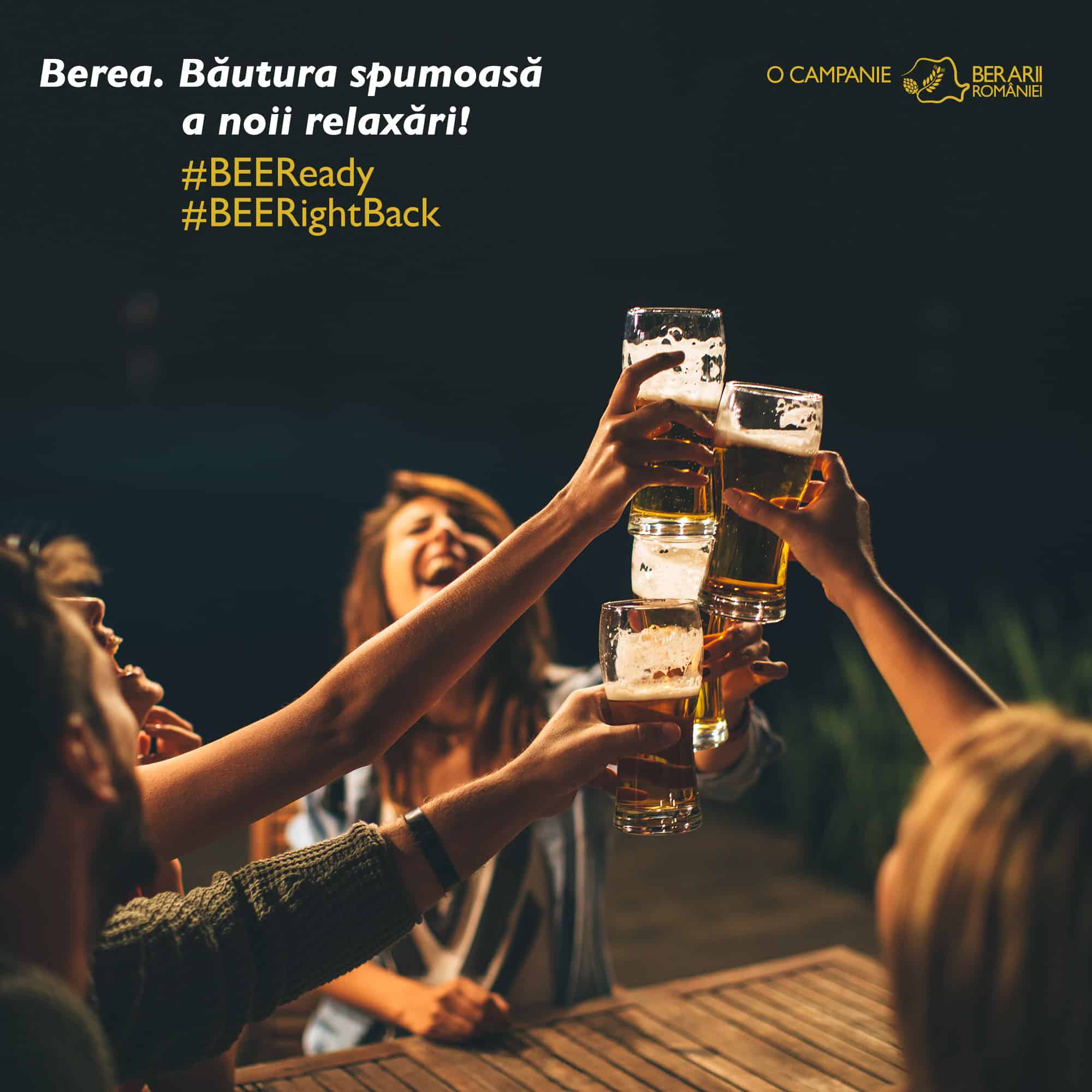 Berarii României salută sezonul revederilor la bere printr-o campanie dedicată și inspirată din așteptarea și incertitudinea ultimului an! #beeready #beerightback
