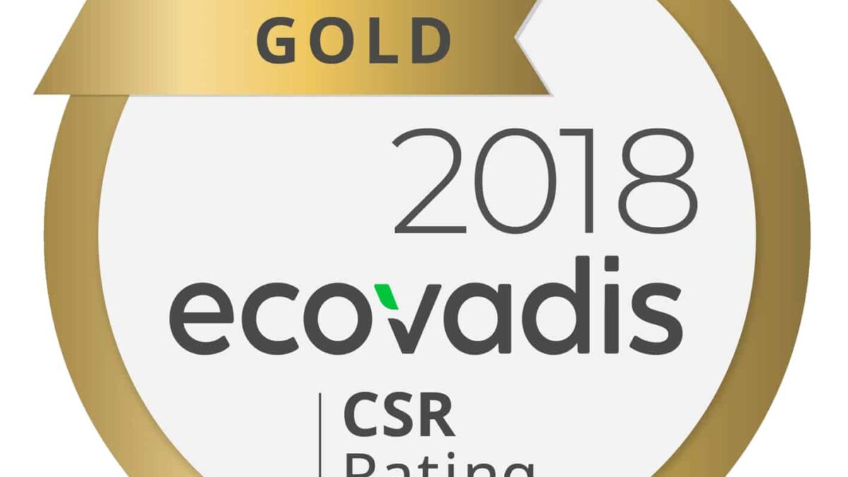 Epson primește statutul Gold în sistemul de evaluare EcoVadis pentru sustenabilitate generală CSR EcoVadis Logo
