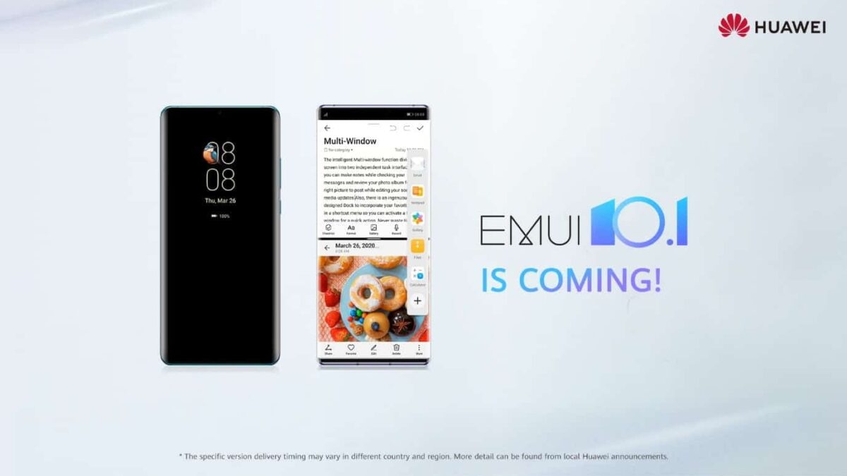 HUAWEI anunță programul de actualizare a sistemului de operare EMUI 10.1 EMUI 10.1 is coming