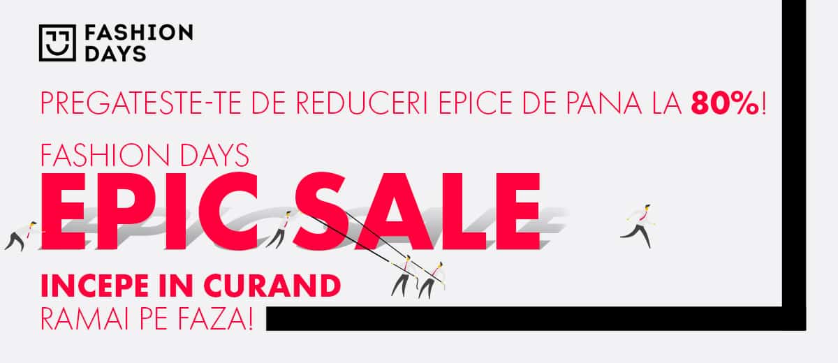 63.000 de modele unice pregătite pentru cel mai mare eveniment de sale al verii la Fashion Days Epic Sale