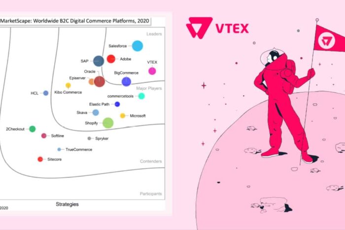 VTEX a fost numit „Lider” în raportul IDC MarketScape: Worldwide B2C Digital Commerce Platforms 2020 Vendor Assessment IDC MarketScape