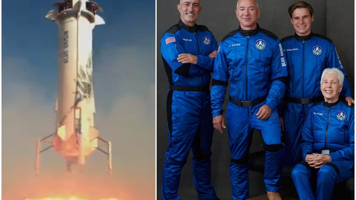 Jeff Bezos zboara in spatiu