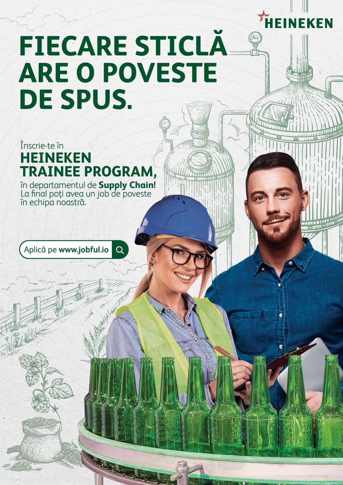 HEINEKEN România lansează HEINEKEN Trainee Program în Supply Chain,  dedicat tinerilor absolvenți de studii universitare cu profil tehnic