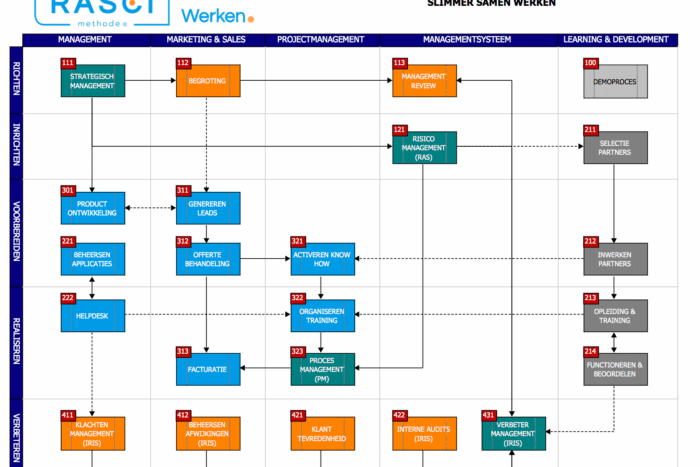 RASCI Procesmodel groot