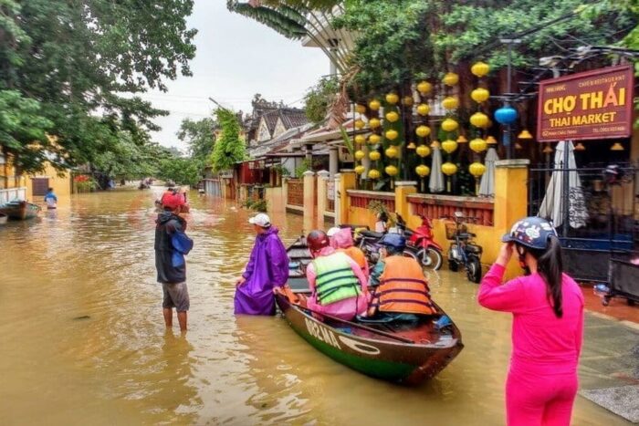 Thai restaurant Thai Market Hoi An Vietnam flooding