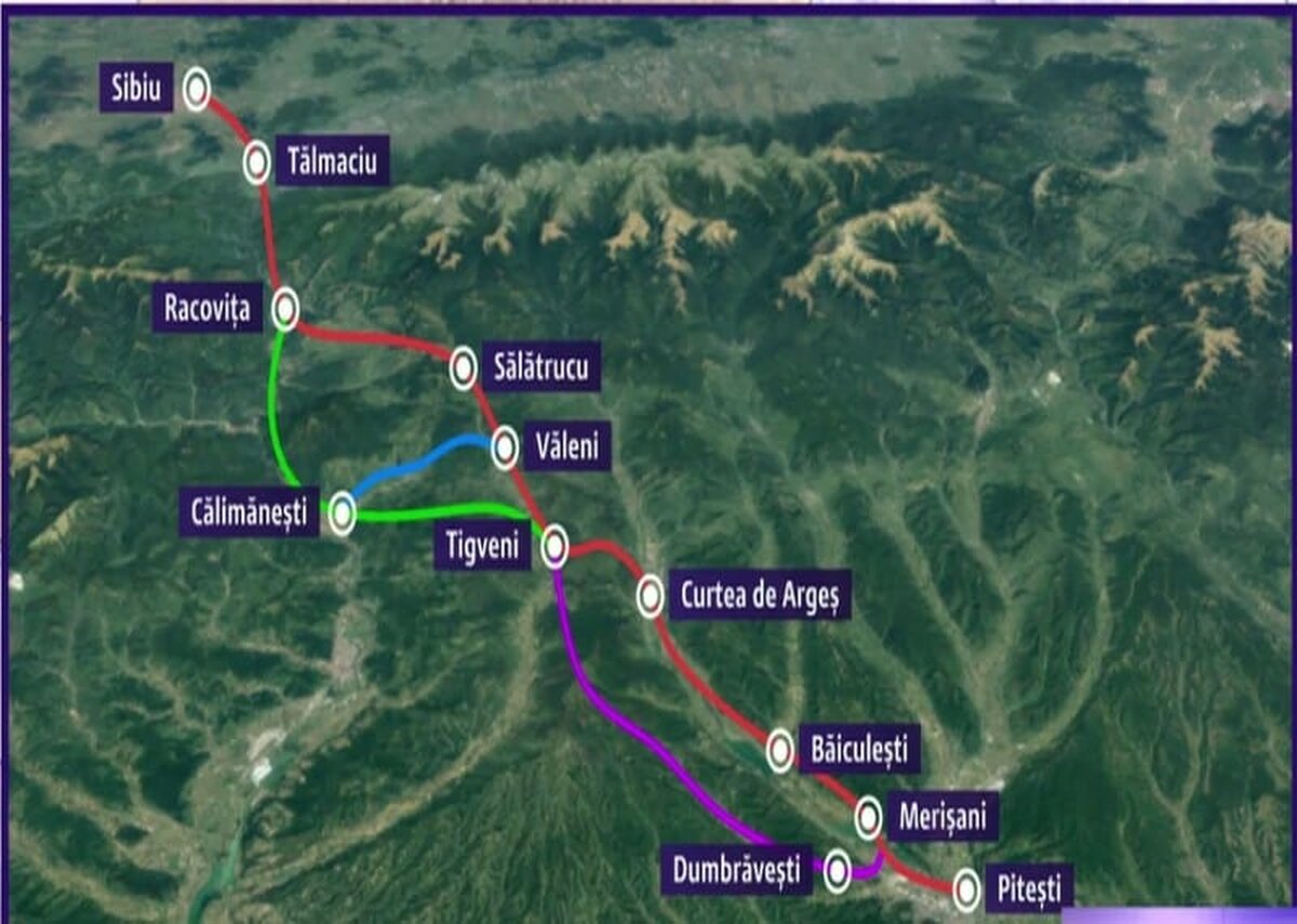 Orban: Demarează oficial licitaţia pentru tronsonul 3 al autostrăzii Piteşti-Sibiu