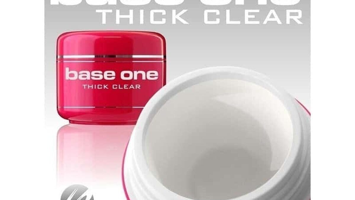 Base One – gel de construcție profesional base one thick clear 15g