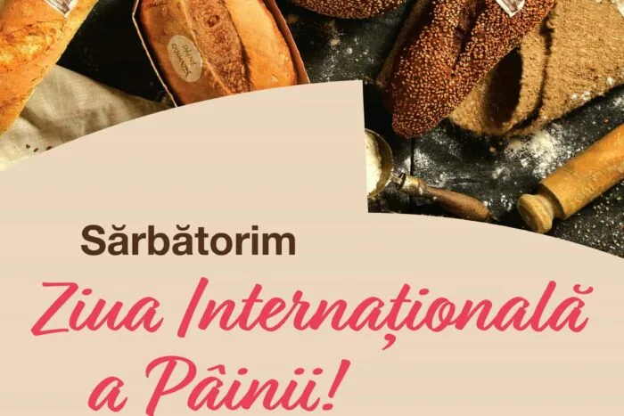 paine coapta azi din aluat proaspat - PLV