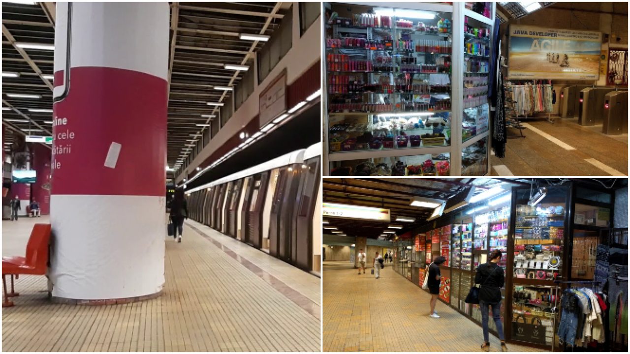 La staţia de metrou Ştefan cel Mare a început evacuarea spaţiilor comerciale