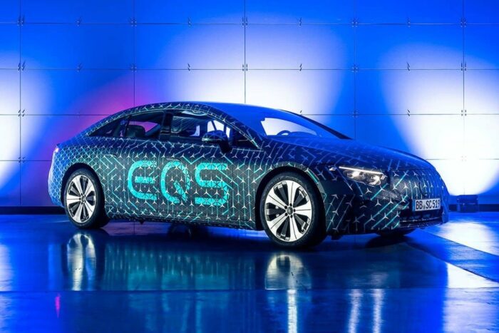 mercedes eqs teaser prototype front 2 lead