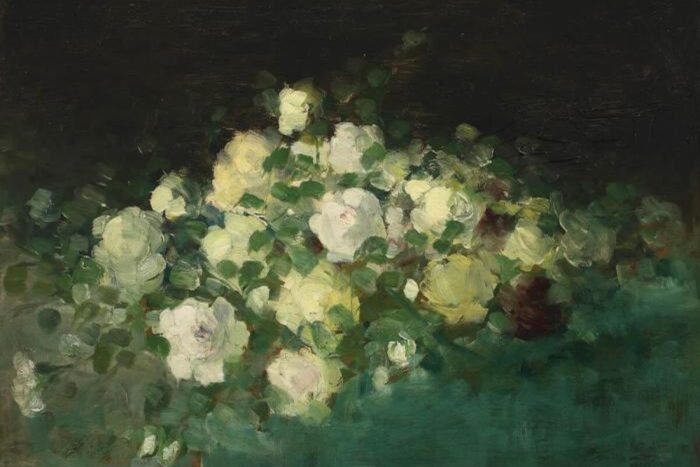 nicolae grigorescu trandafiri salbatici