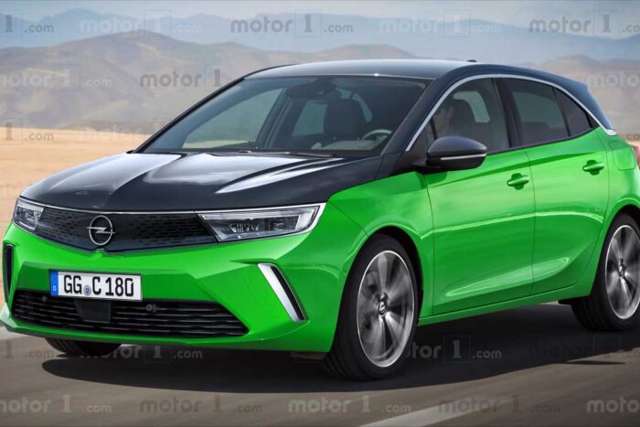 opel astra 2021 als rendering