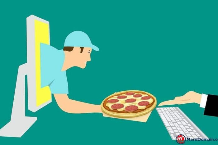 pizza courier online cheese