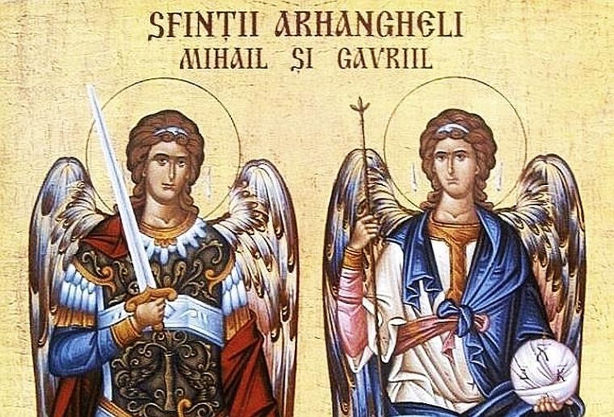 Aproape 1,5 milioane de români îşi sărbătoresc onomastica de Sfinţii Arhangheli Mihail şi Gavriil