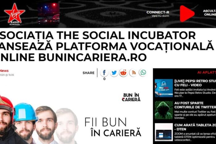 Proiectul Digital Shift, pentru tinerii vulnerabili, este lansat de asociaţia The Social Incubator virginradio