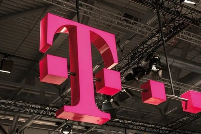 COLOGNE, GERMANY SEPTEMBER, 2017: Logo of Deutsche Telekom. Ther