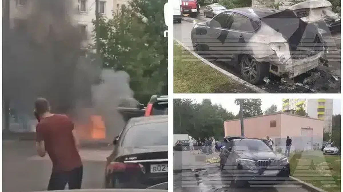 Un nou atentat la Moscova, maşina unui înalt oficial rus, incendiată de o femeie atentat 5