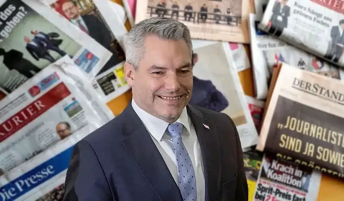 Presa din Austria îl face praf pe cancelarul Karl Nehammer