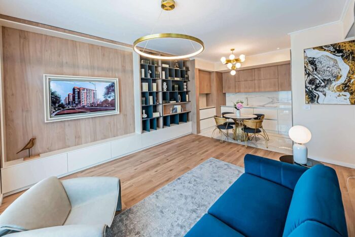 Proiectul de lux ONE66 face din ”acasă” un loc inedit și rafinat într-o locație de top în România one66 apartament premium livingbucatarie 2