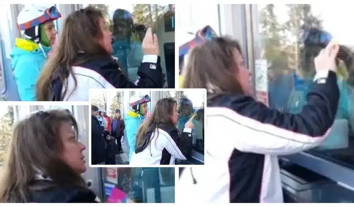 Scandal cu turiștii la Telegondola din Sinaia.