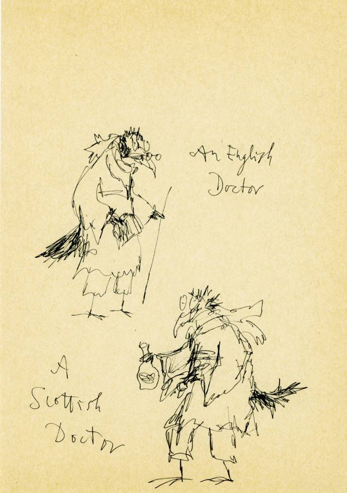 Quentin Blake face Macbeth – cu whisky ...si doctorii