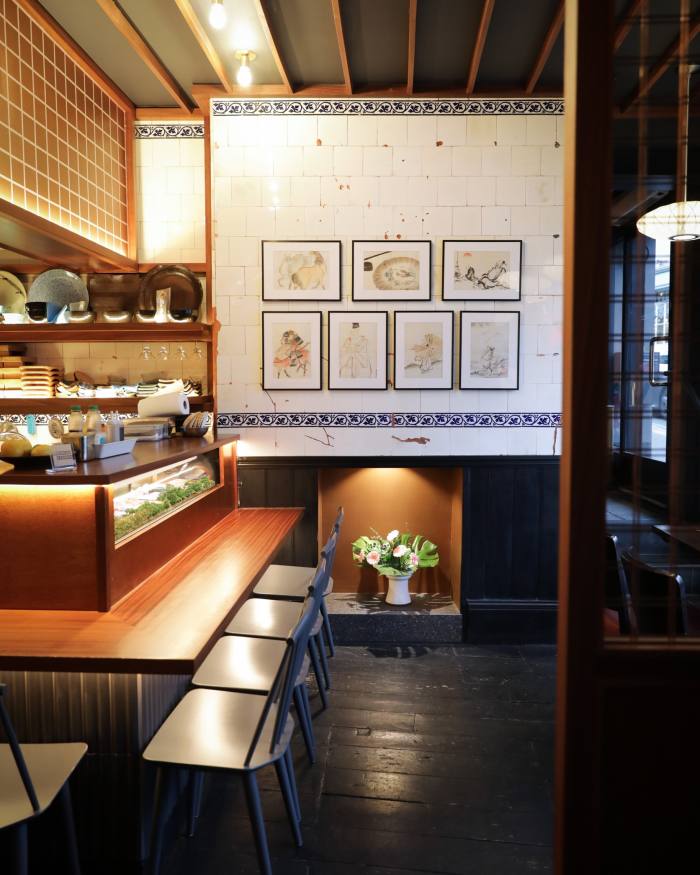 Cele mai bune restaurante japoneze din Londra Asezati la tejgheaua lui Jin Kichi