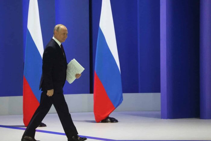 Discursul lui Putin despre starea națiunii: ce a spus el mai exact? 2023 02 21T100632Z 1395515467 RC2MFZ9FHZFO RTRMADP 3 UKRAINE CRISIS ANNIVERSARY PUTIN