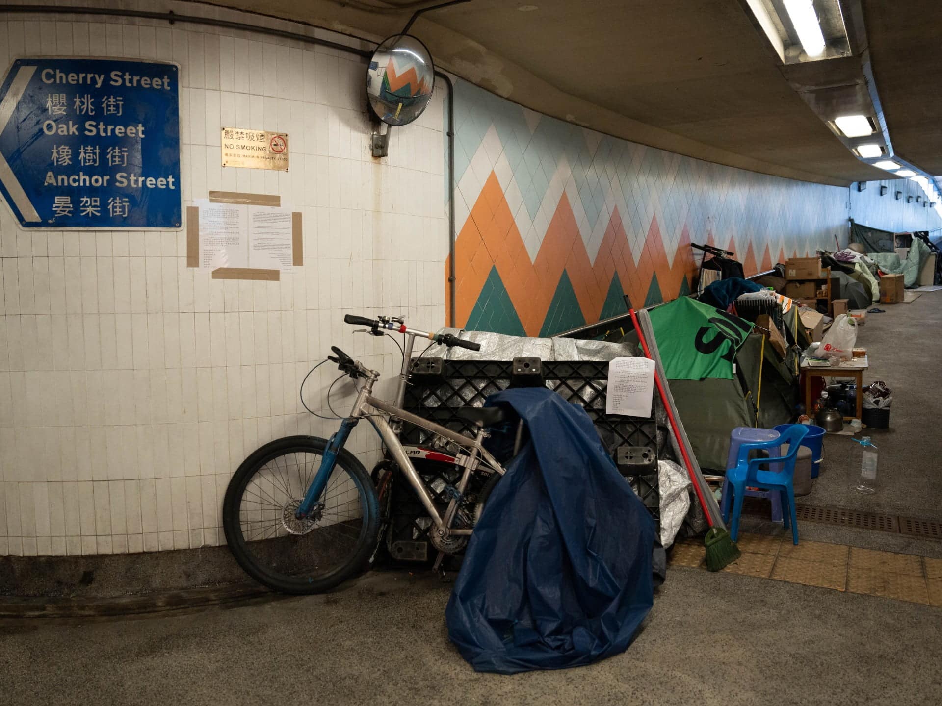 Numărul persoanelor fără adăpost este în creștere în Hong Kong