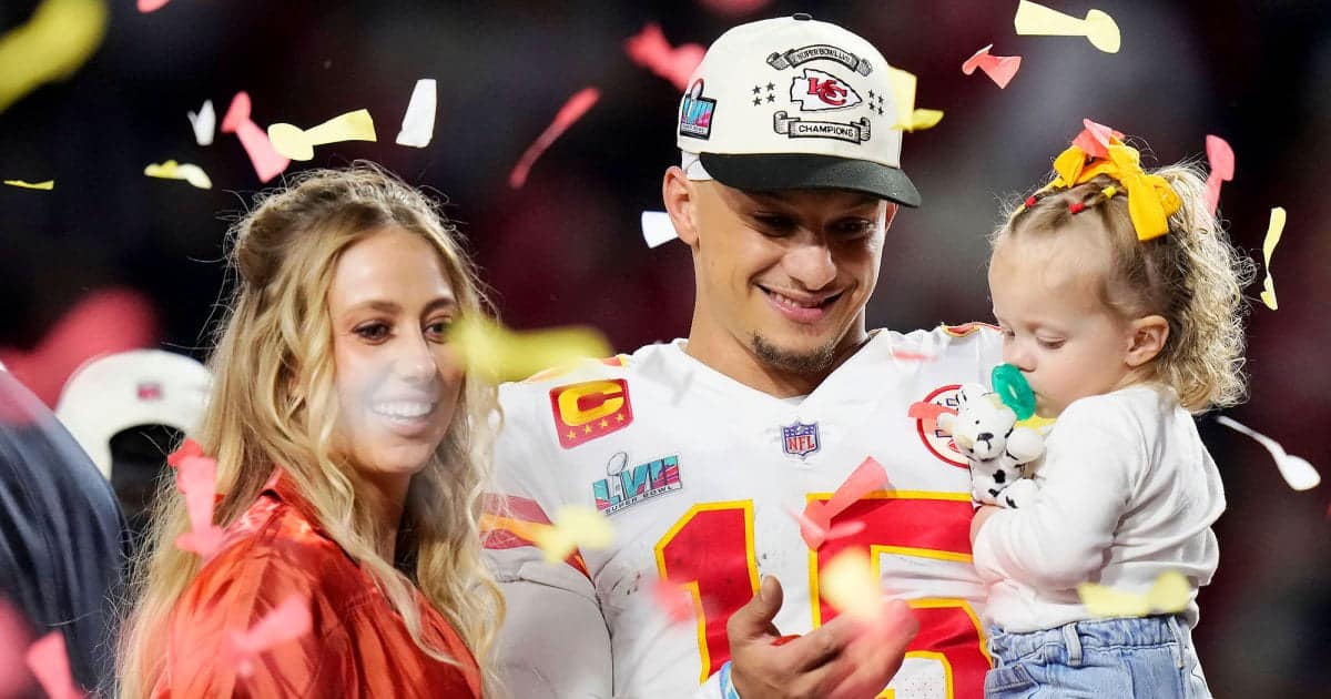 Soția lui Patrick Mahomes, Brittany, sărbătorește câștigul