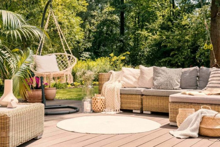 A,Big,Terrace,With,A,Comfortable,Leisure,Sofa,With,Cushions,
