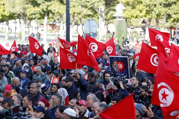 2023 03 05T094510Z 2136818028 RC2LNZ9UQ1QS RTRMADP 3 TUNISIA POLITICS PROTESTS