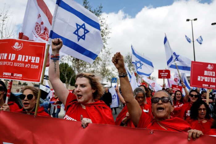 2023 03 27T085313Z 954334799 RC2820ABFCM2 RTRMADP 3 ISRAEL POLITICS JUDICIARY PROTESTS