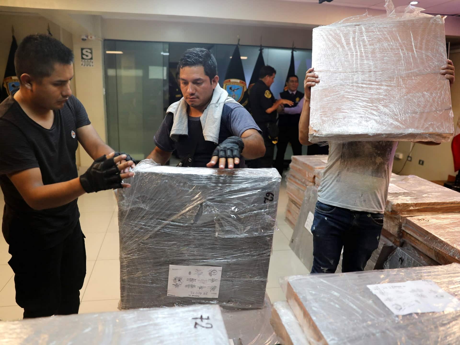 Cocaină în valoare de „cel puțin 20 de milioane de dolari” destinată Turciei confiscate în Peru