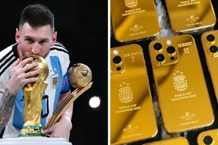 Lionel Messi va oferi 35 de iPhone 14 de aur
