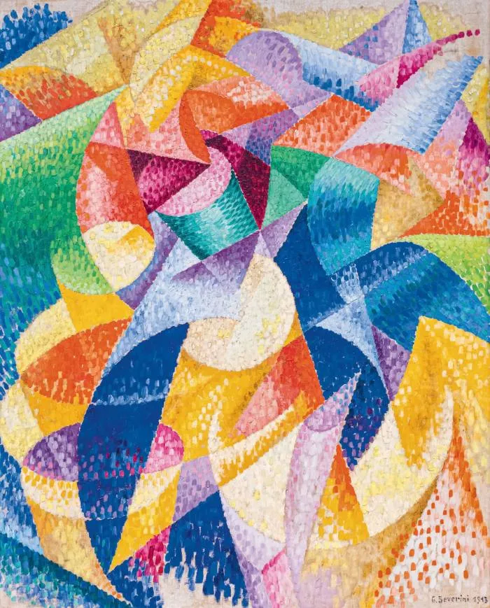 Mare = Balerina, c1914, de Gino Severini