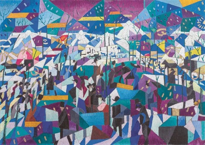 Le Boulevard, 1910-1911, de Gino Severini