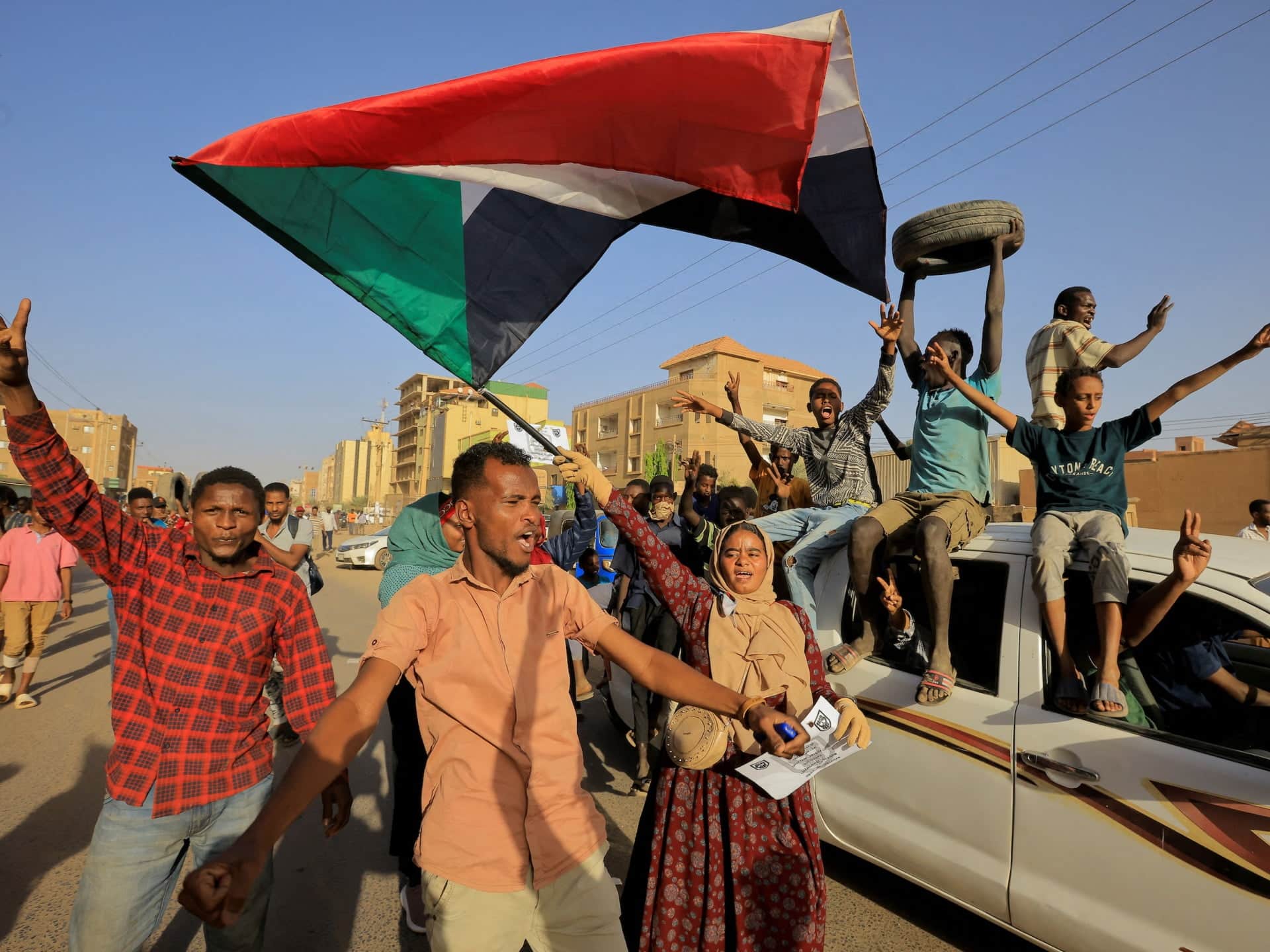Activiștii pro-democrație din Sudan marchează aniversarea cu proteste