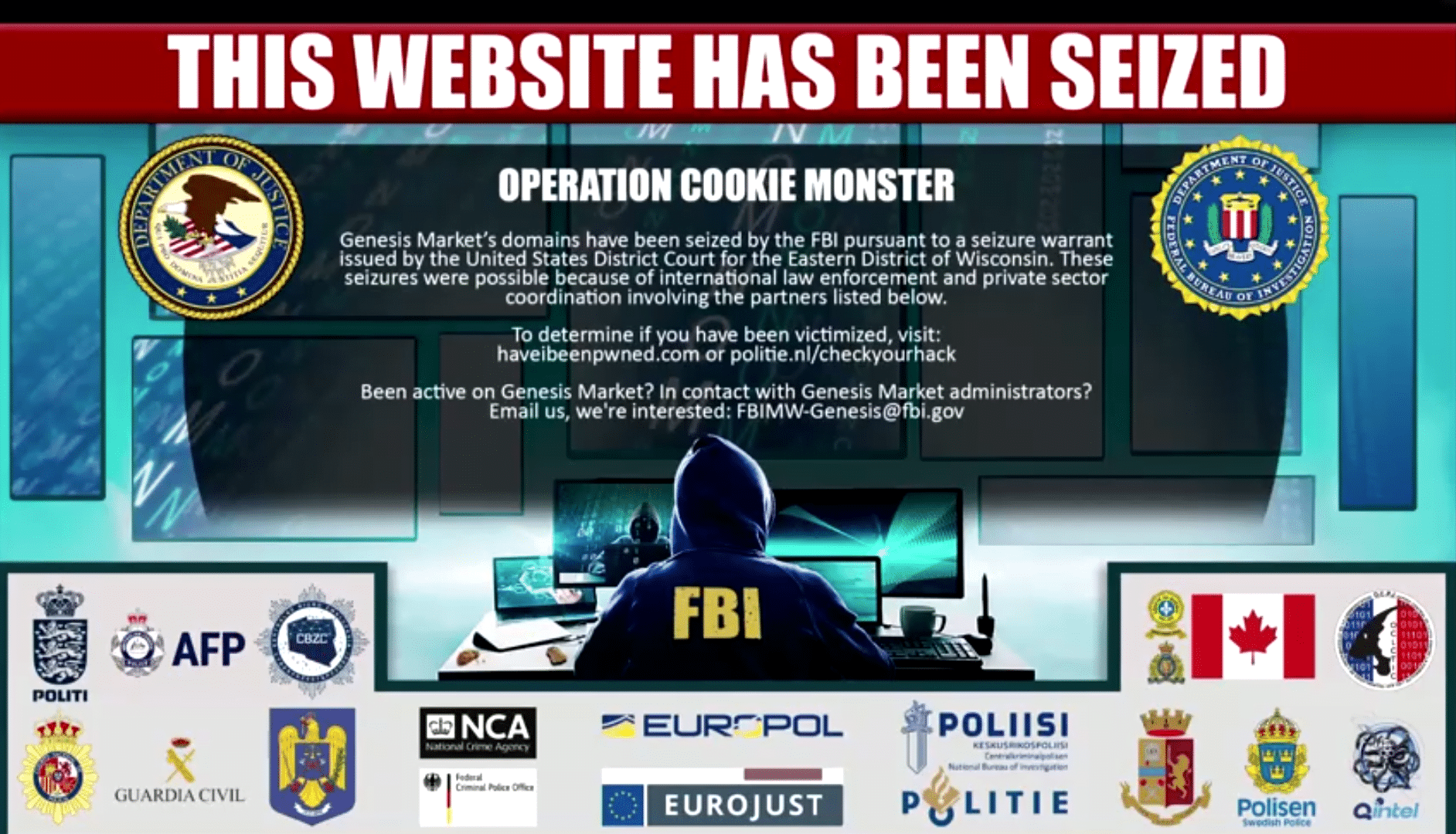 Genesis, o piață web întunecată, s-a închis la nivel global