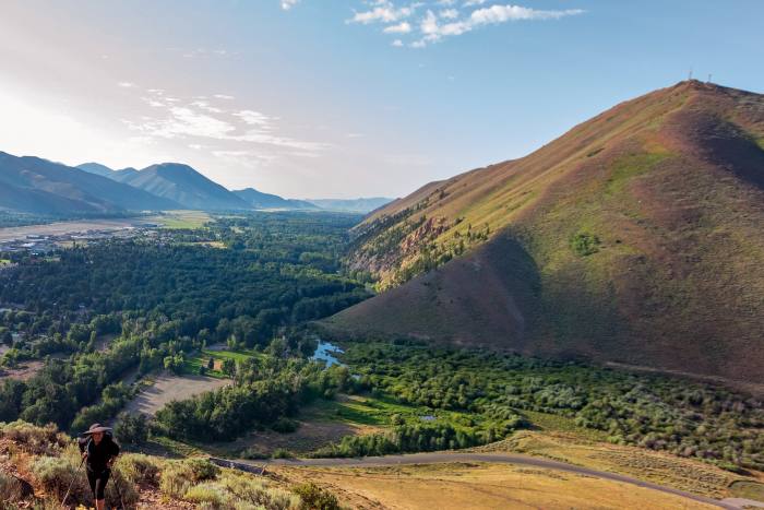 Valea râului Wood lângă Hailey
