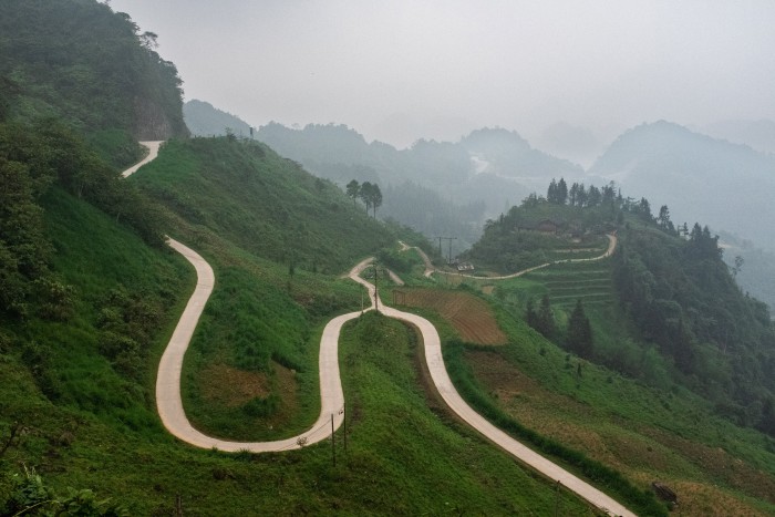Trecătoare de munte în Hà Giang