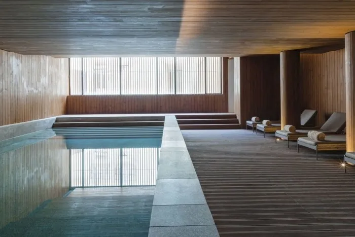 Piscina din centrul de fitness de la Casa da Companhia