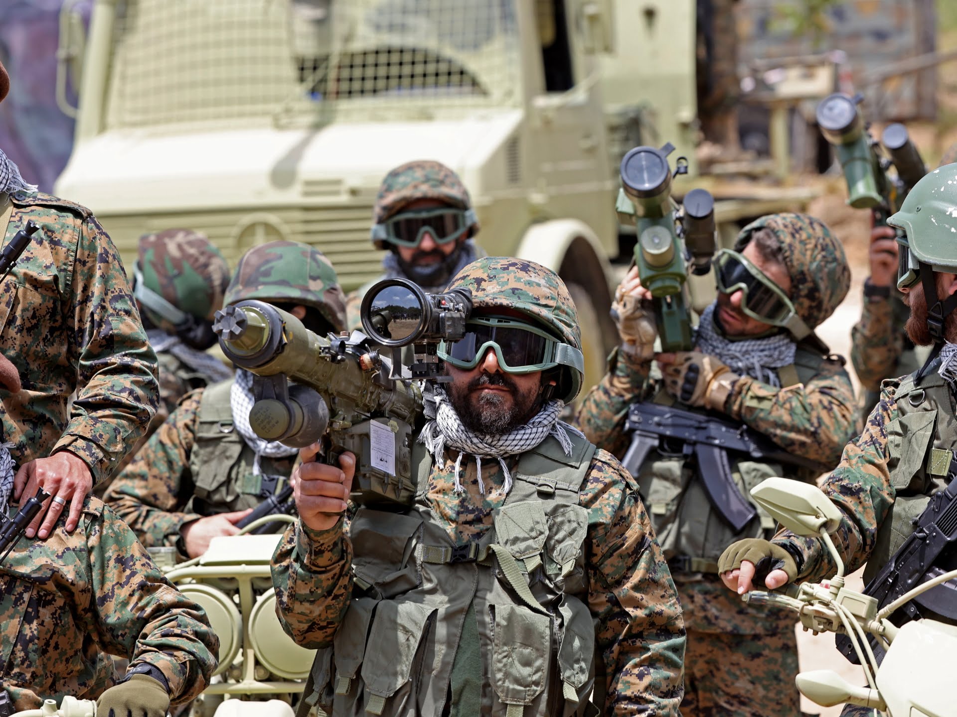 Hezbollah desfășoară jocuri de război lângă granița Libanului cu Israelul