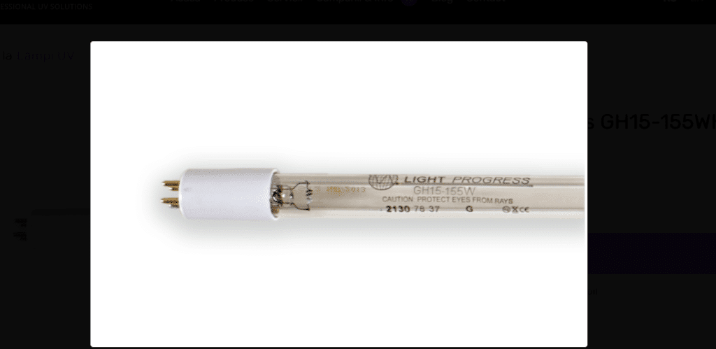 Necesitatea utilizării sistemelor UV pentru dezinfectarea aerului și a suprafețelor în industria alimentară Lampa UV Light Progress GH15 155WH originala 2023 05 23 14 25 45