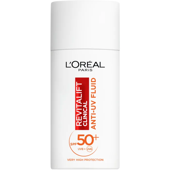 Fluid invizibil L'Oréal Revitalift Clinical SPF50+, 19,99 GBP pentru 50 ml