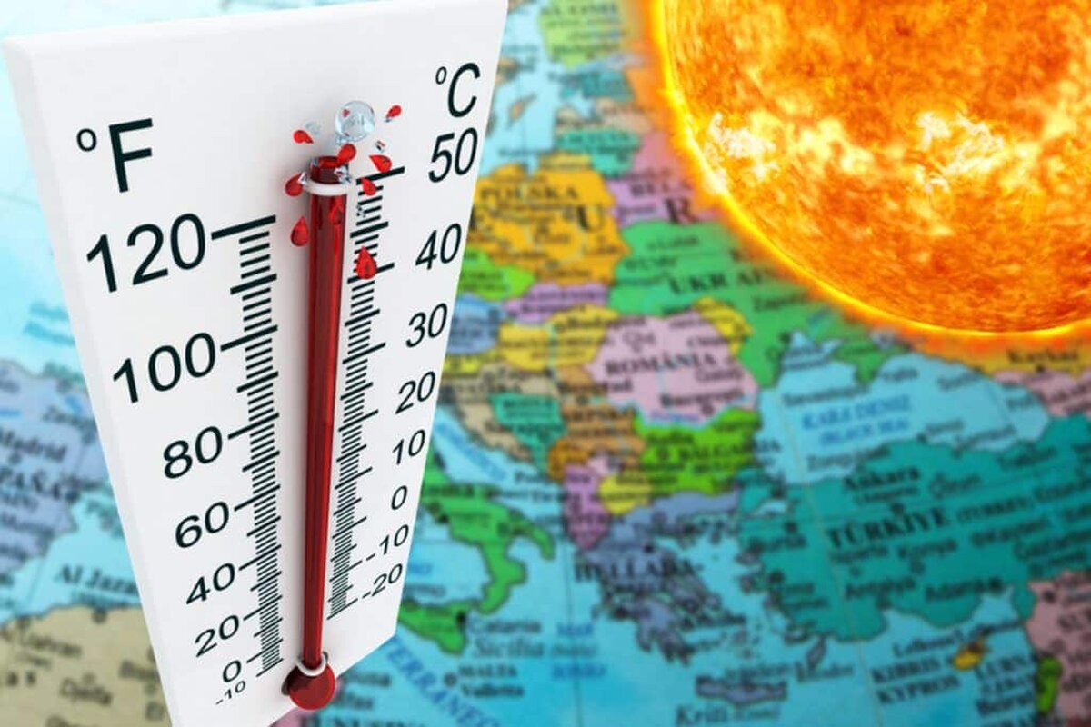 Anticiclonul care topește Europa, aduce temperaturi de peste 45 de grade