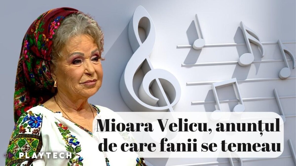 Marea cântăreaţă de muzică populară Mioara Velicu îşi pregăteşte retragerea