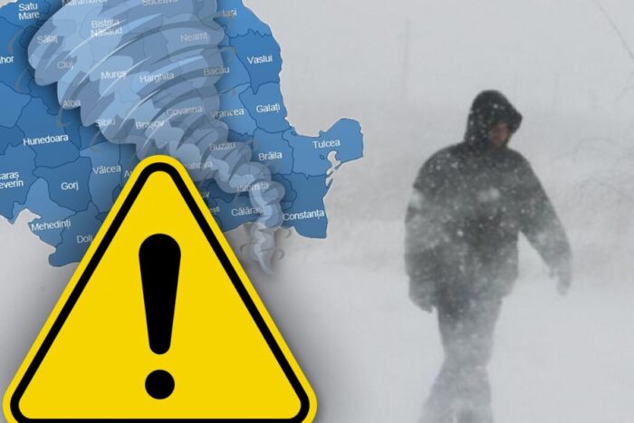ANM: Cod portocaliu de viscol în România Cod portocaliu de viscol in Romania ANM a dat alerta. ANM a dat alerta pana diseara in mai multe zone din tara 1024x6