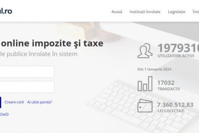 Impozit 2024 Cum poti plati online taxele si impozitele in